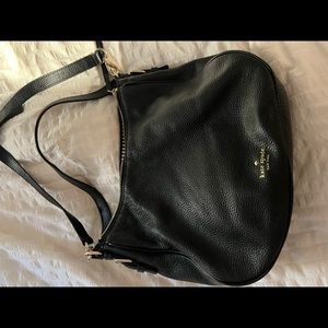 Kate Spade Black Leather crossbody purse